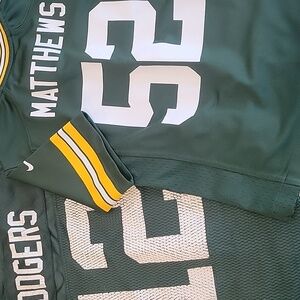Youth Clay Matthews Green Bay Packers Nike Jersey & Aaron Rodgers Jersey